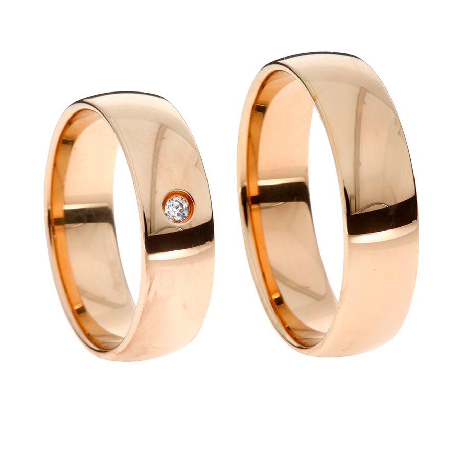 Wedding rings 333 Rotgold 513138-60