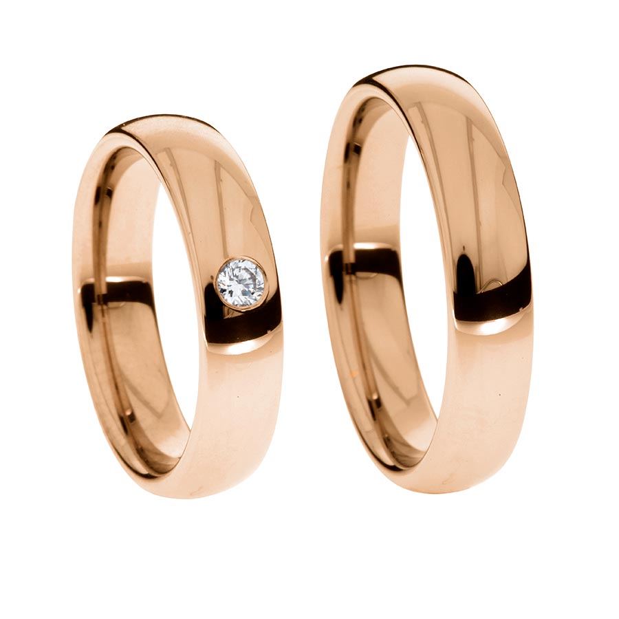 Wedding rings 333 Rotgold 513141-50
