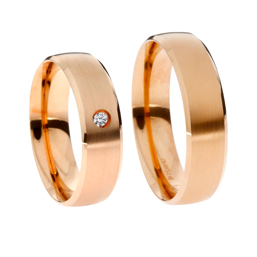 Wedding rings 333 Rotgold 513142-60
