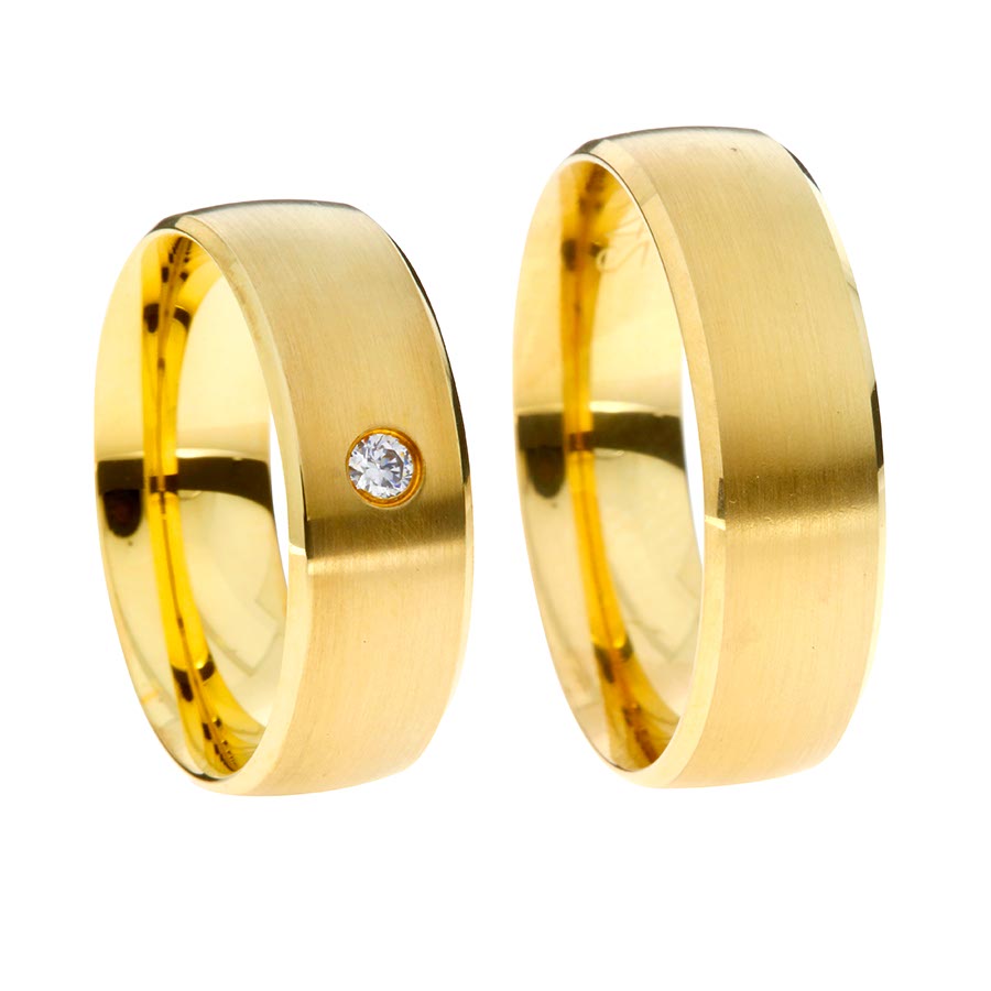 Wedding rings 333 Gelbgold