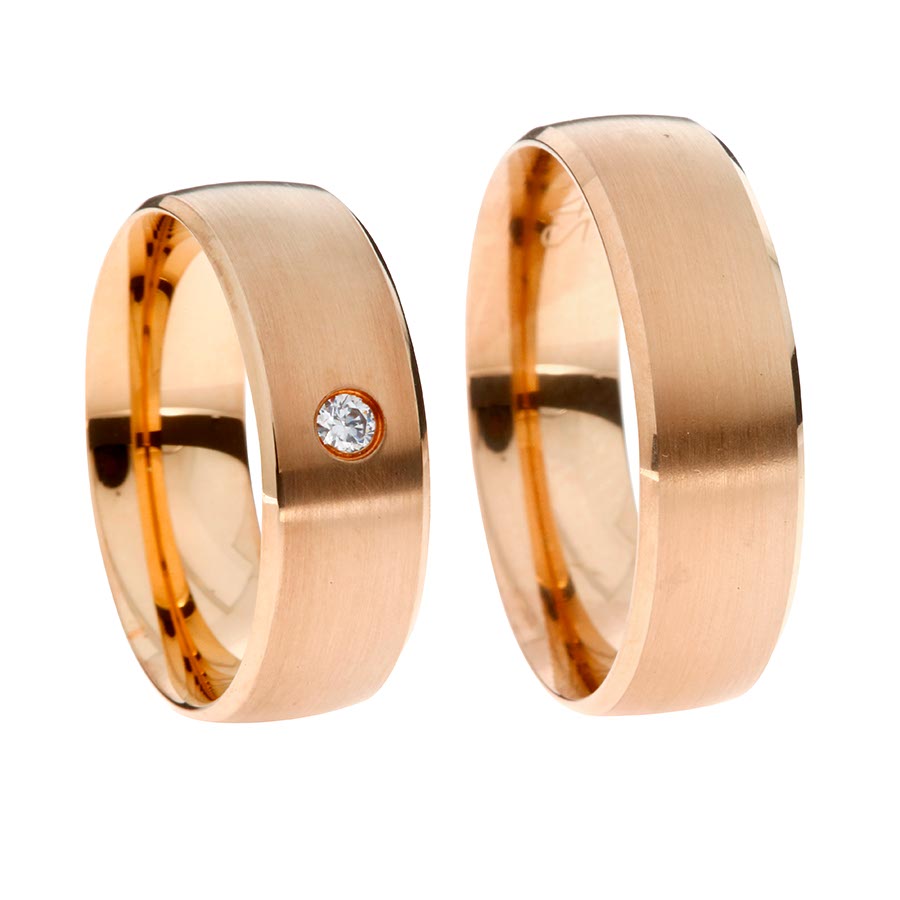 Wedding rings 333 Rotgold 513142-70
