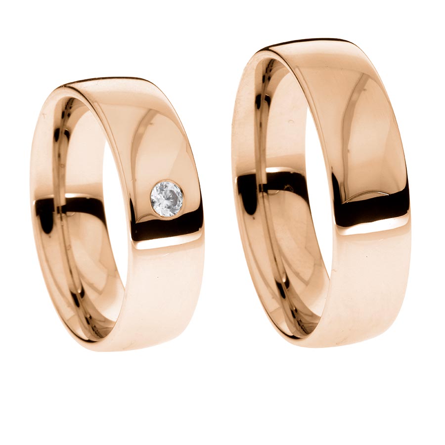 Wedding rings 333 Rotgold 513143-65