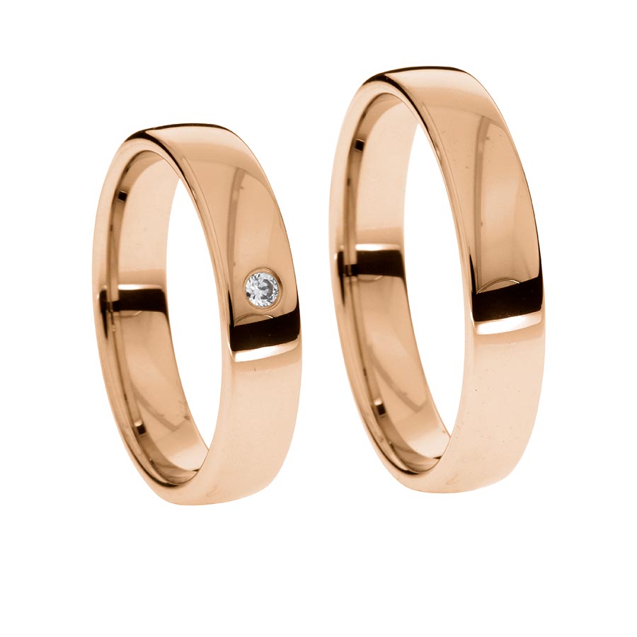Wedding rings 333 Rotgold 513144-45