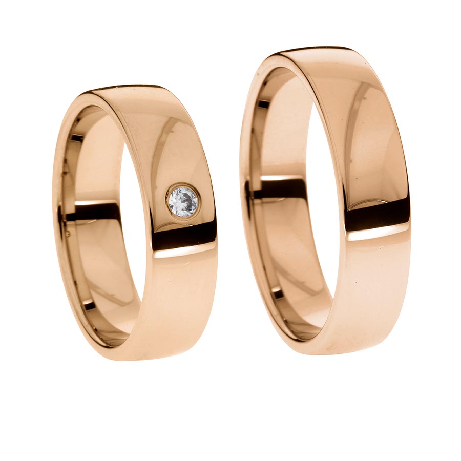 Wedding rings 333 Rotgold 513144-55