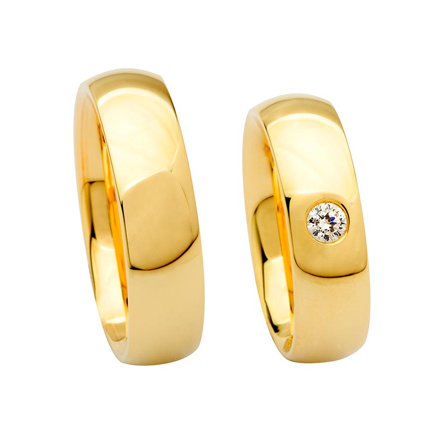 Wedding rings 585 Gelbgold 513600-65