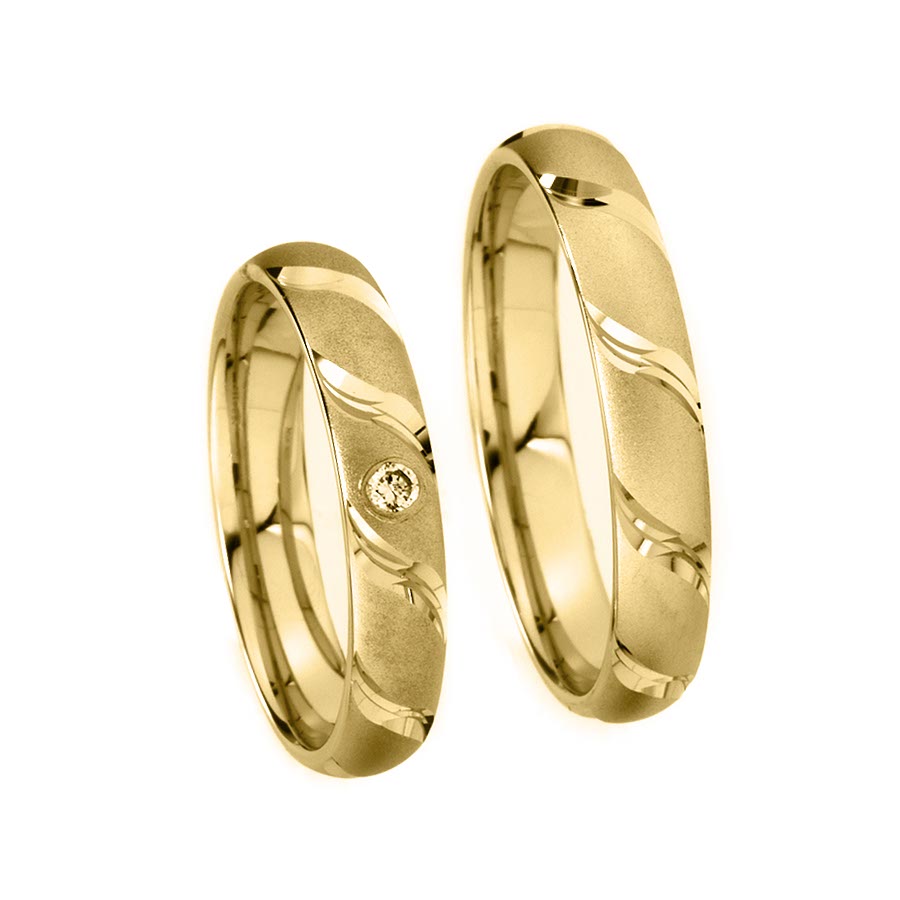 Wedding rings 333 Gelbgold 514007-40