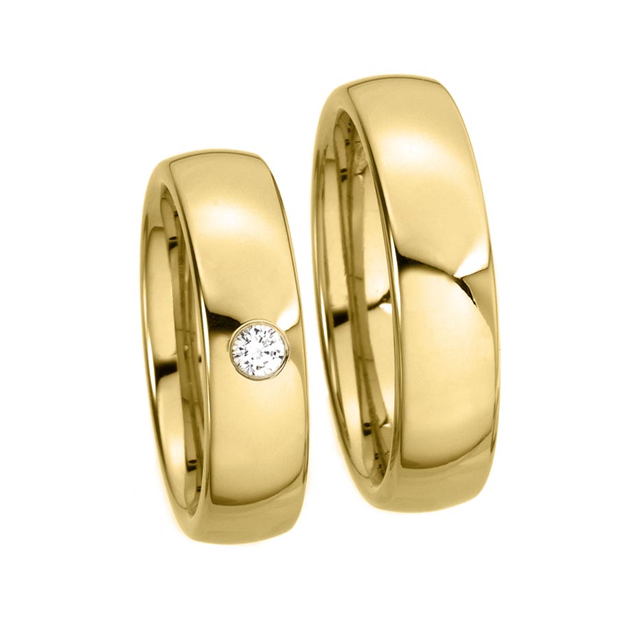 Wedding rings 585 Gelbgold 514037-60