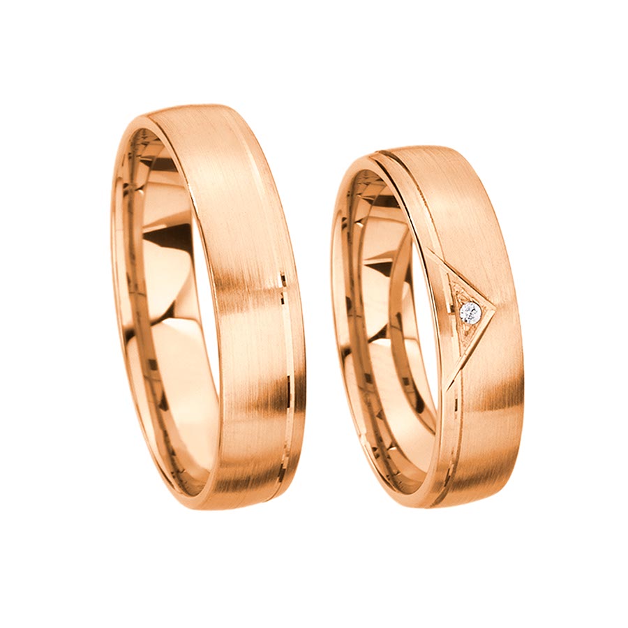 Wedding rings 585 Rotgold 514159-50