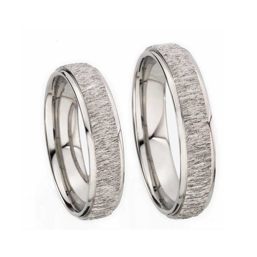 Wedding rings 585 Weißgold+Pd 514173-50