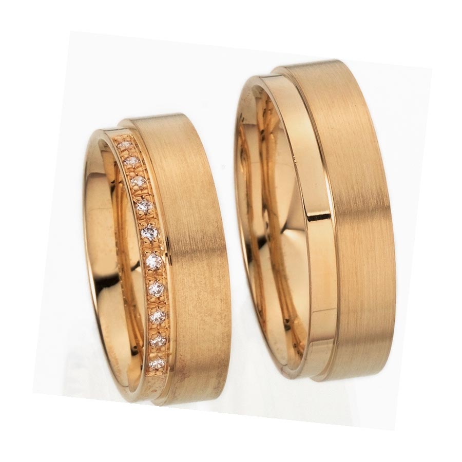 Wedding rings 585 Rotgold 514183-65
