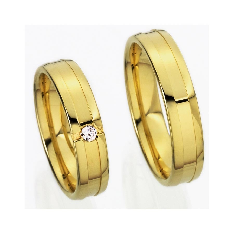 Wedding rings 333 Gelbgold 514190-50
