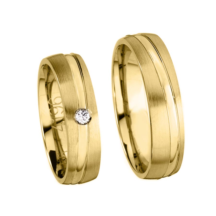 Wedding rings 333 Gelbgold 514196-55
