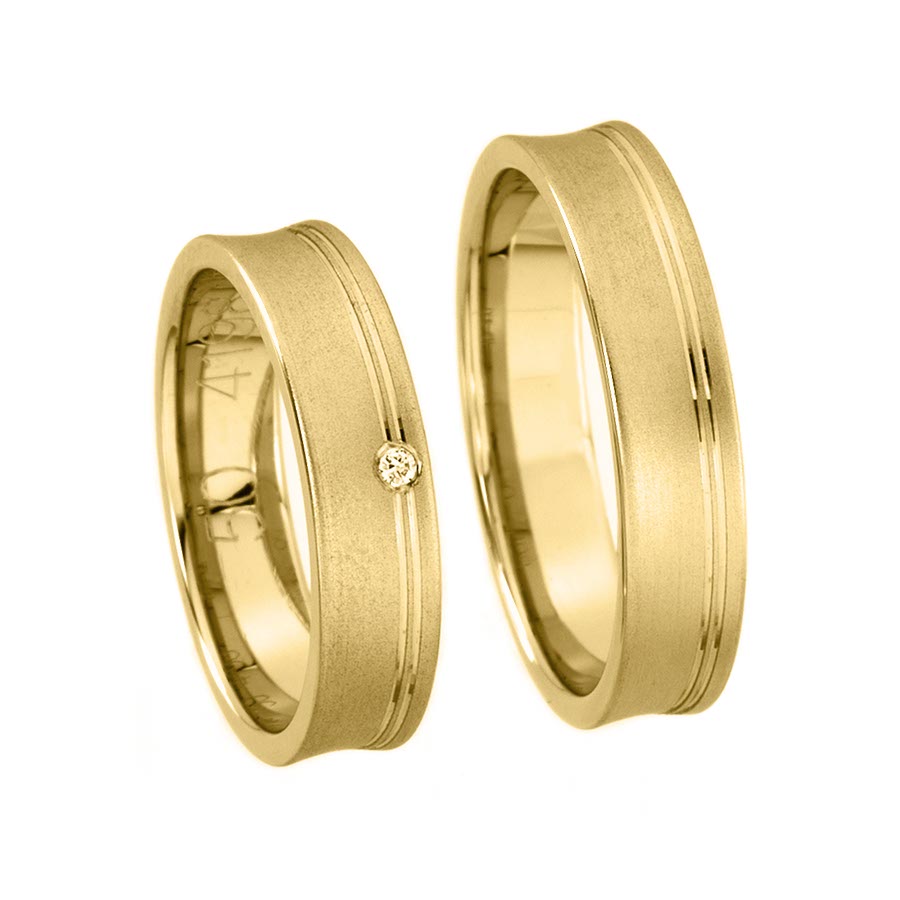 Wedding rings 333 Gelbgold 514198-50