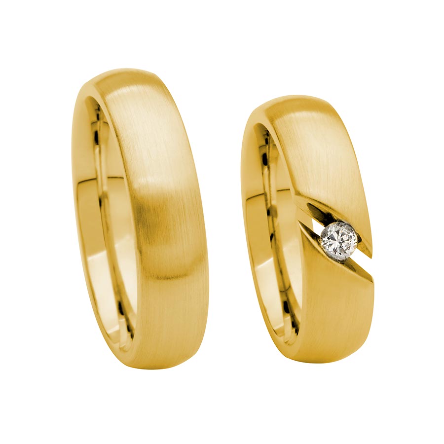 Wedding rings 585 Gelbgold 514411-60
