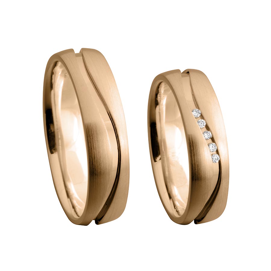 Wedding rings 333 Rotgold 514656-55