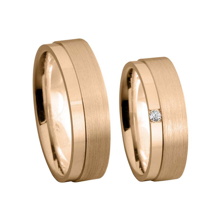 Wedding rings 333 Rotgold 514666-65