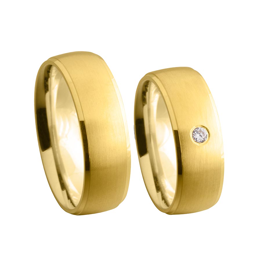 Wedding rings 333 Gelbgold 514668-70