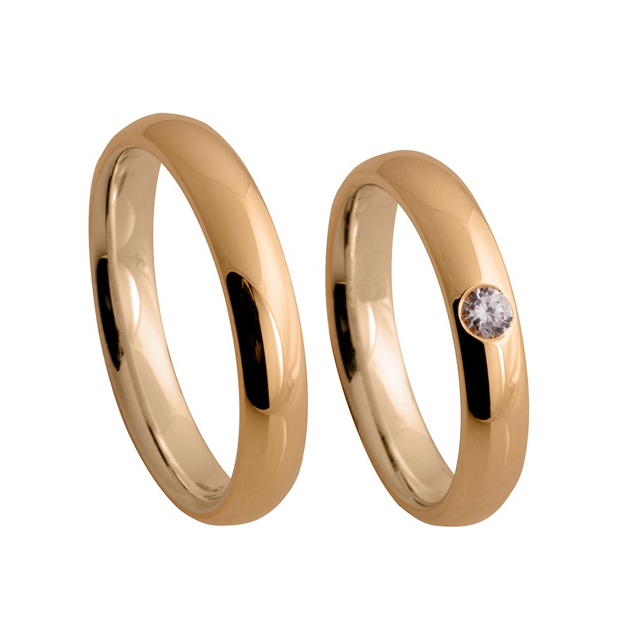 Wedding rings 333 Rotgold 514669-40