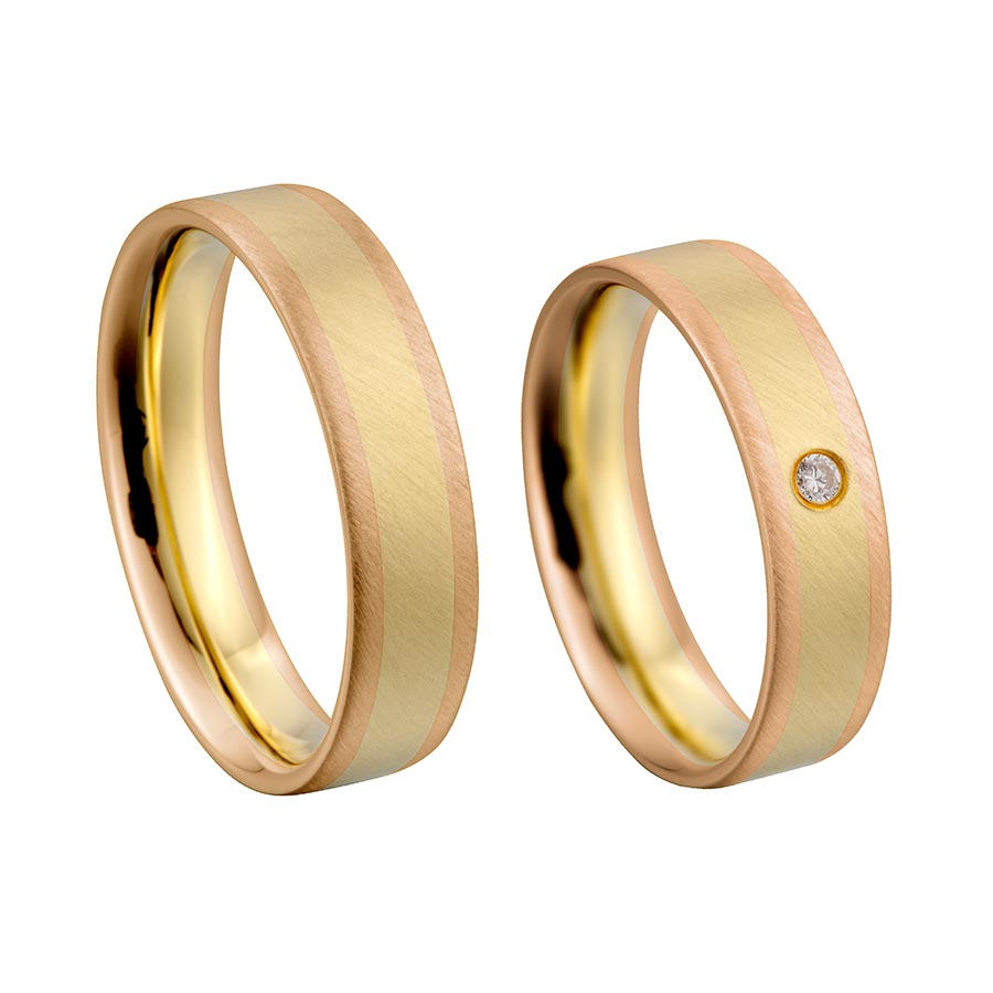 Wedding rings 333 Gelbgold, Rotgold 514738-55
