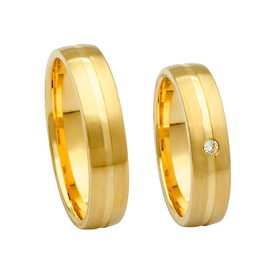 Wedding rings 585 Gelbgold 517316-50