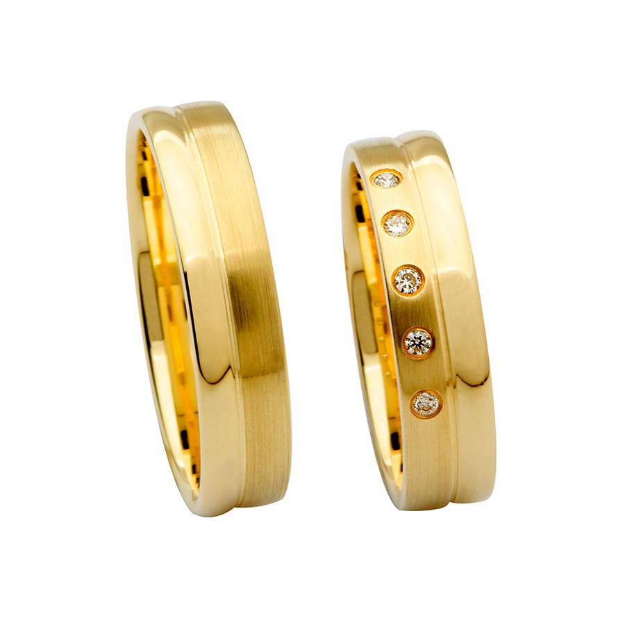 Wedding rings 585 Gelbgold 517318-50