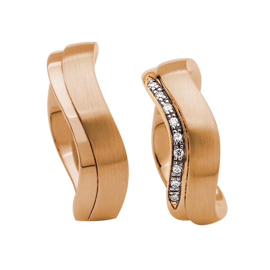 Wedding rings 585 Rotgold 517320-63