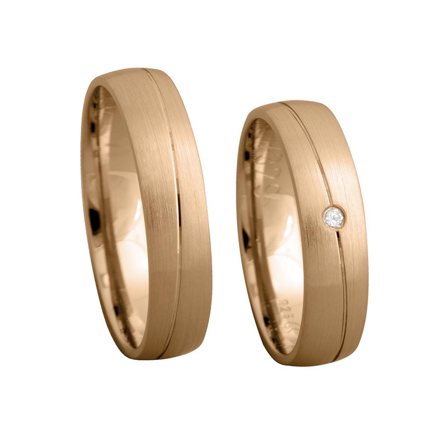 Wedding rings 333 Rotgold 517329-50