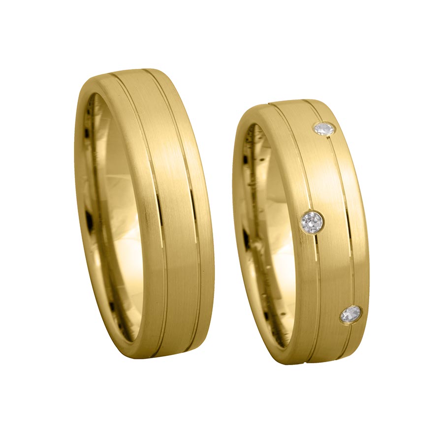Wedding rings 333 Gelbgold 517330-60