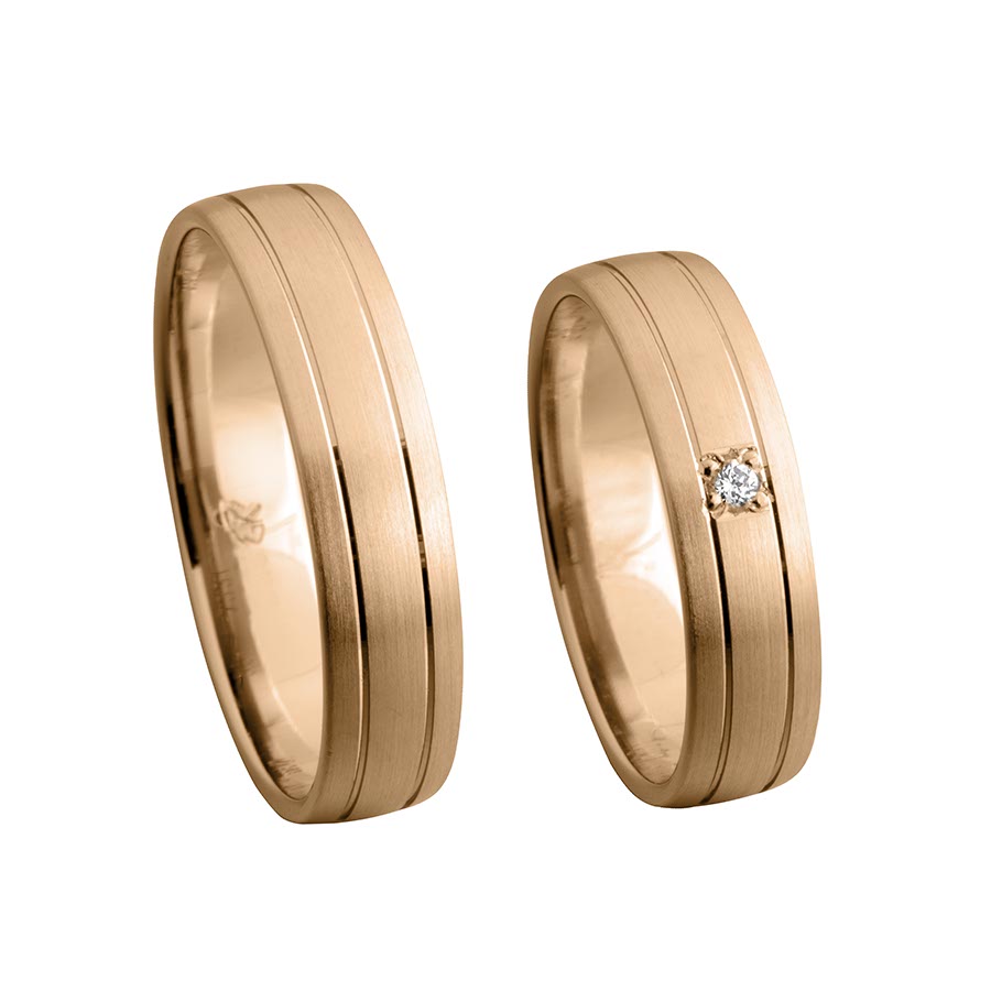Wedding rings 333 Rotgold 517331-50
