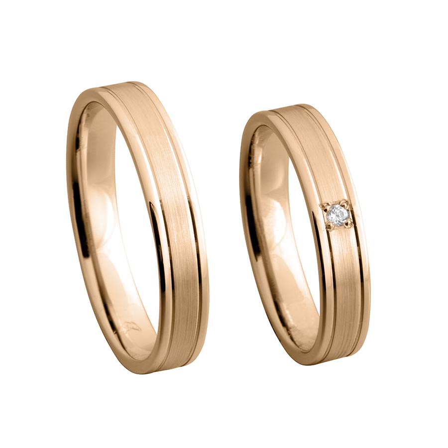 Wedding rings 333 Rotgold 517333-40
