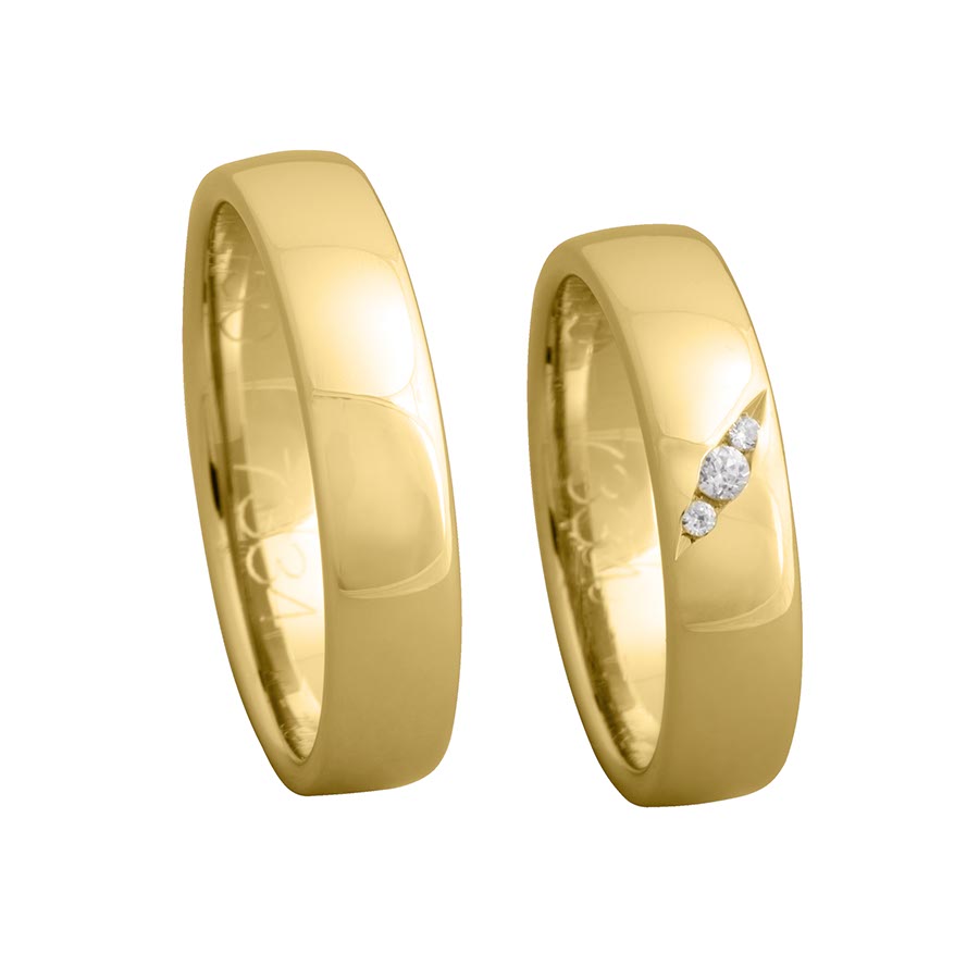 Wedding rings 333 Gelbgold 517334-50