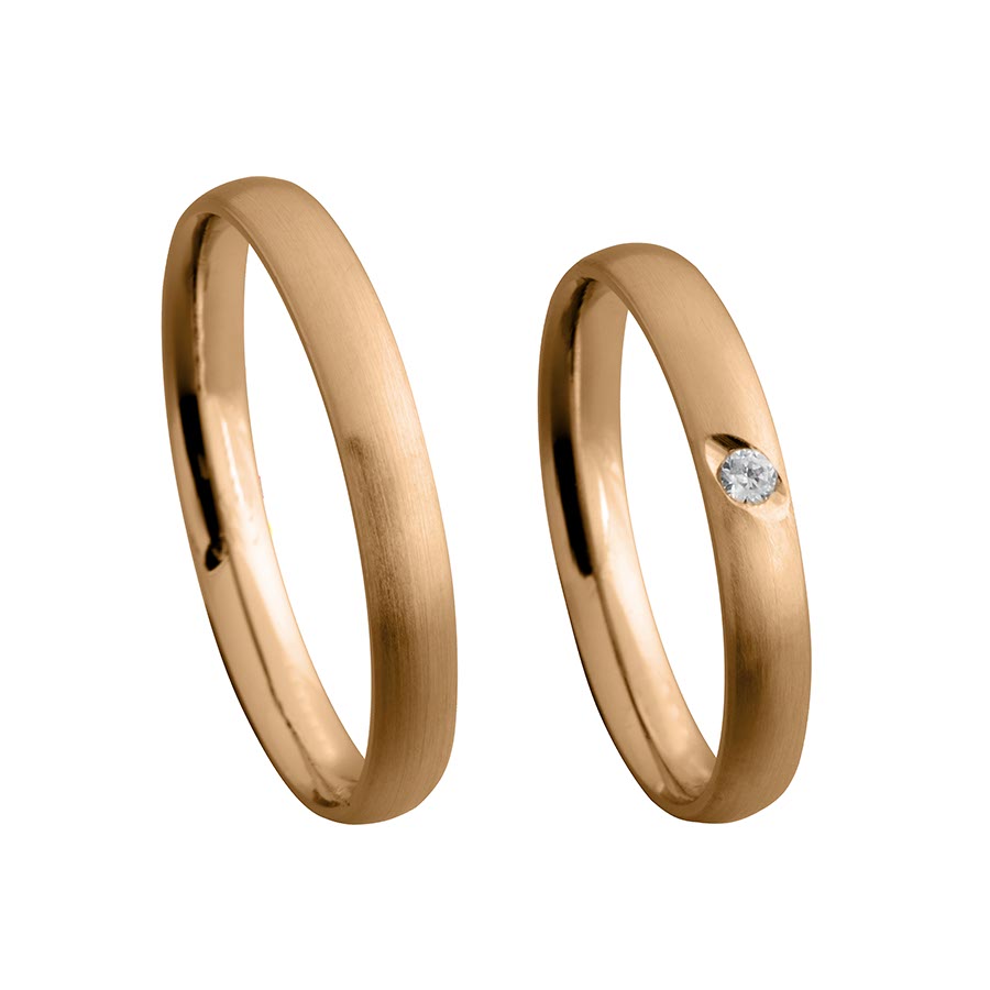 Wedding rings 333 Rotgold 517338-30