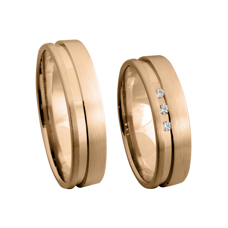 Wedding rings 333 Rotgold 517341-55
