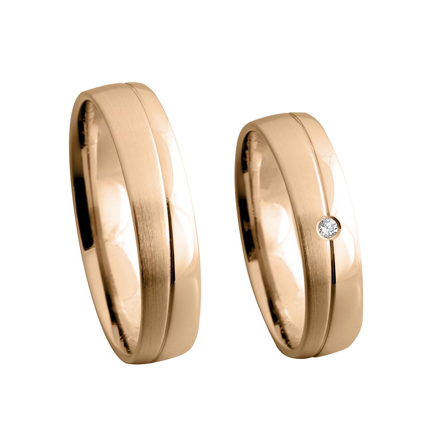 Wedding rings 333 Rotgold 517343-50