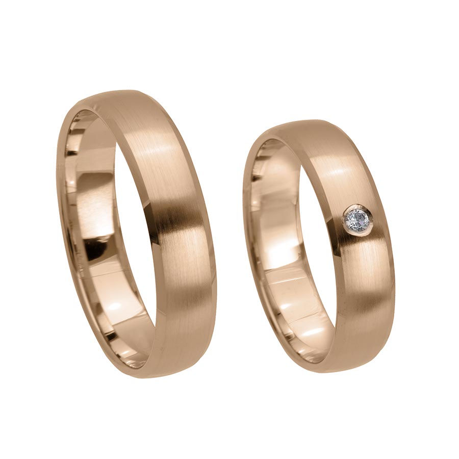 Wedding rings 333 Rotgold 517345-50