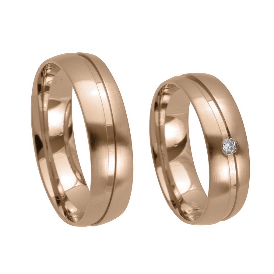 Wedding rings 333 Rotgold 517347-60