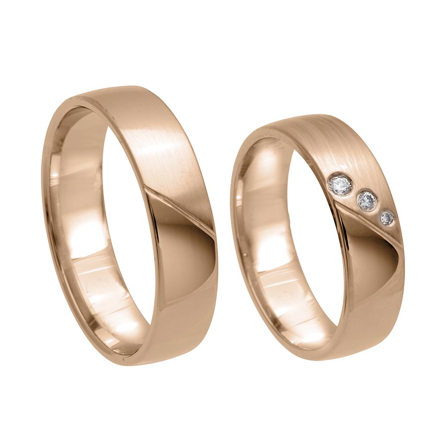 Wedding rings 333 Rotgold 517348-55