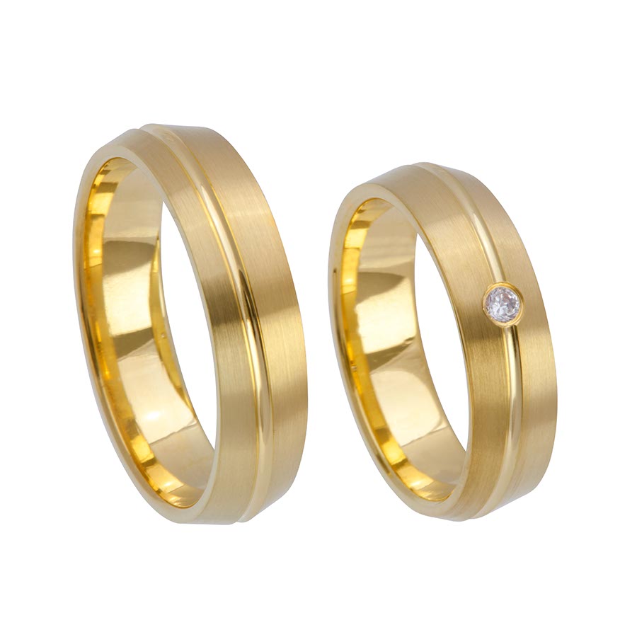 Wedding rings 333 Gelbgold 517354-55