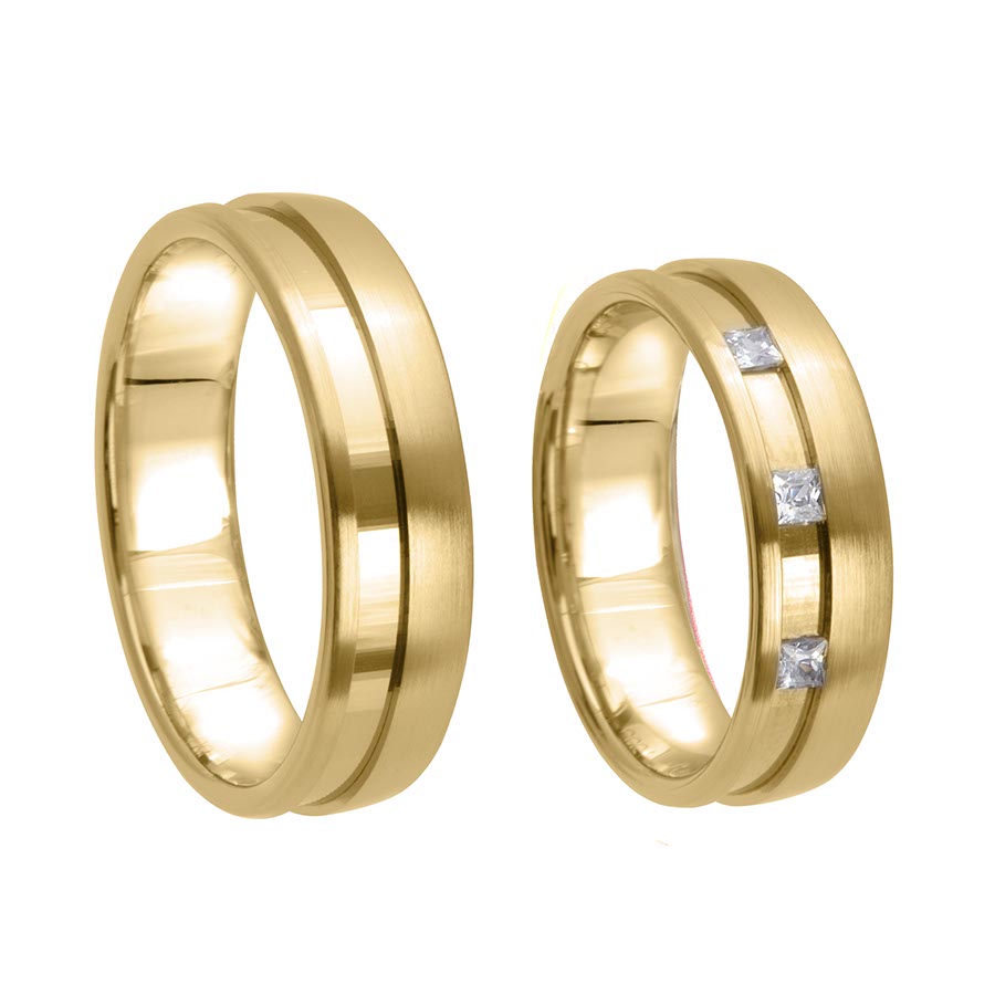 Wedding rings 333 Gelbgold 517355-60
