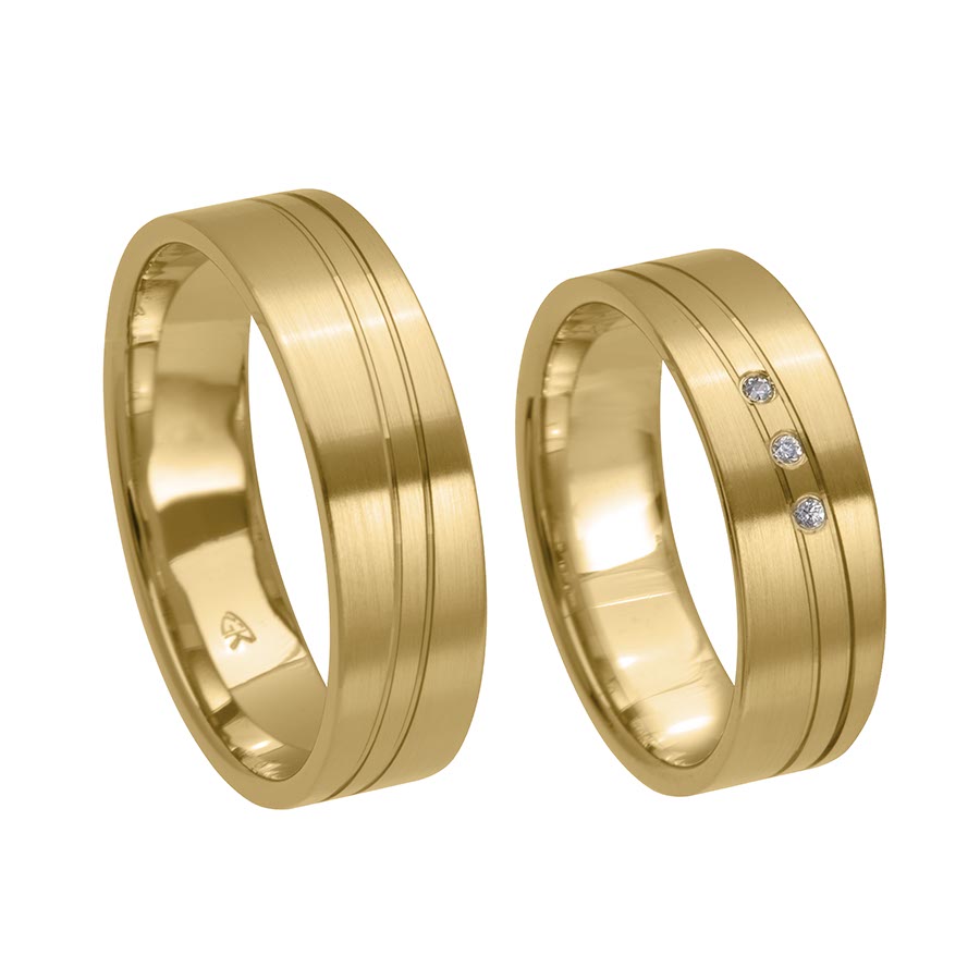 Wedding rings 333 Gelbgold 517360-60