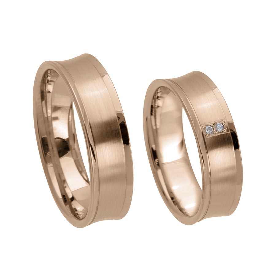 Wedding rings 333 Rotgold 517363-60