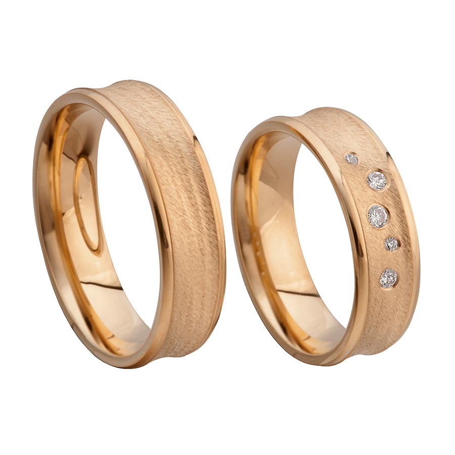 Wedding rings 333 Rotgold 517369-60