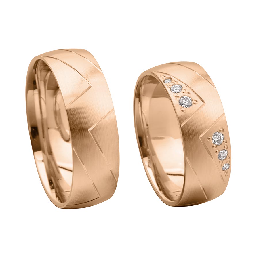 Wedding rings 333 Rotgold 517375-70