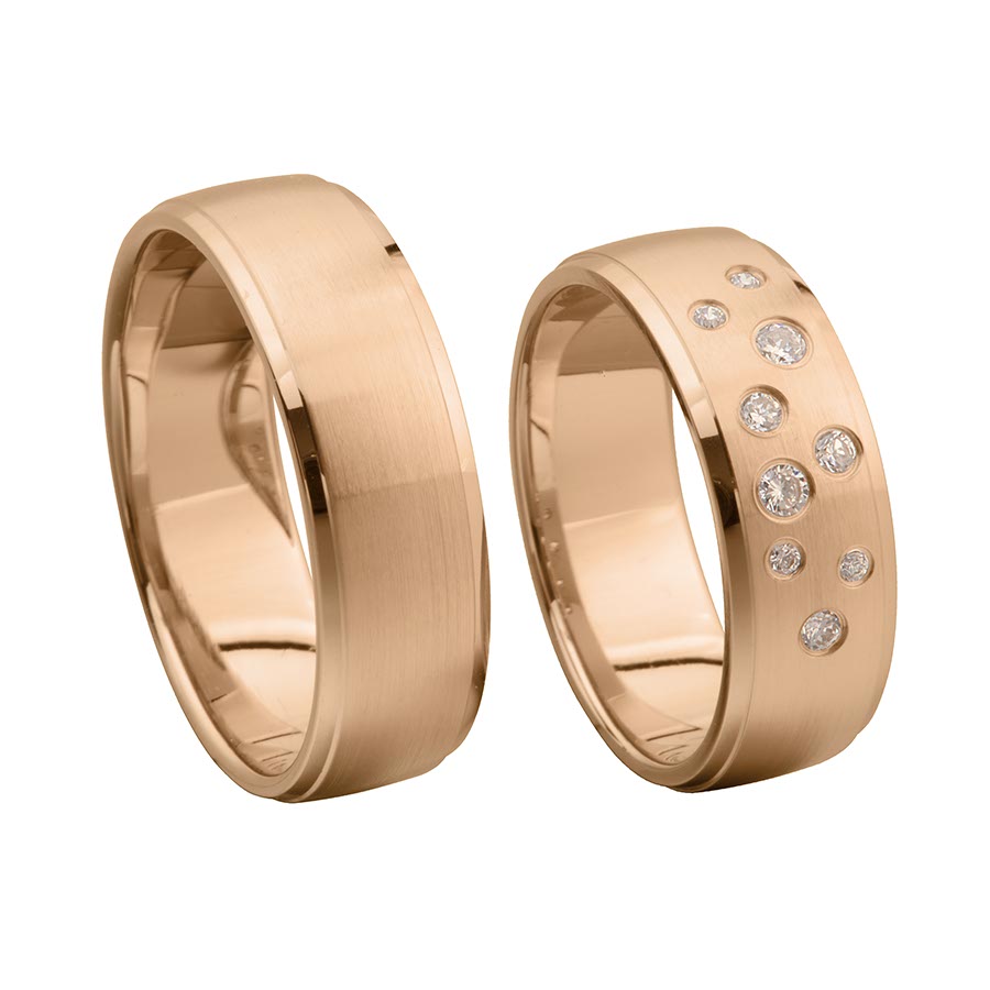 Wedding rings 333 Rotgold 517376-70