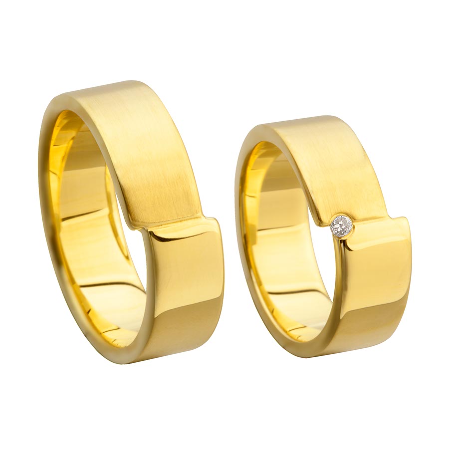 Wedding rings 333 Gelbgold 517377-70