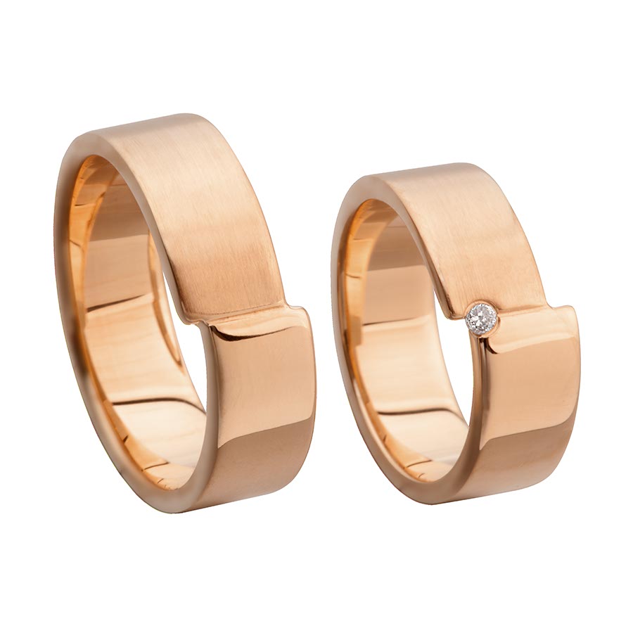 Wedding rings 333 Rotgold 517377-70