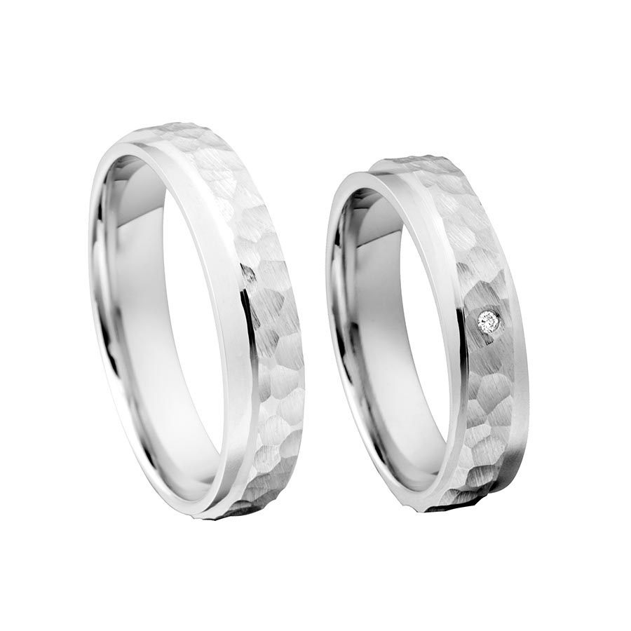 Wedding rings 375 Weißgold 517381-50