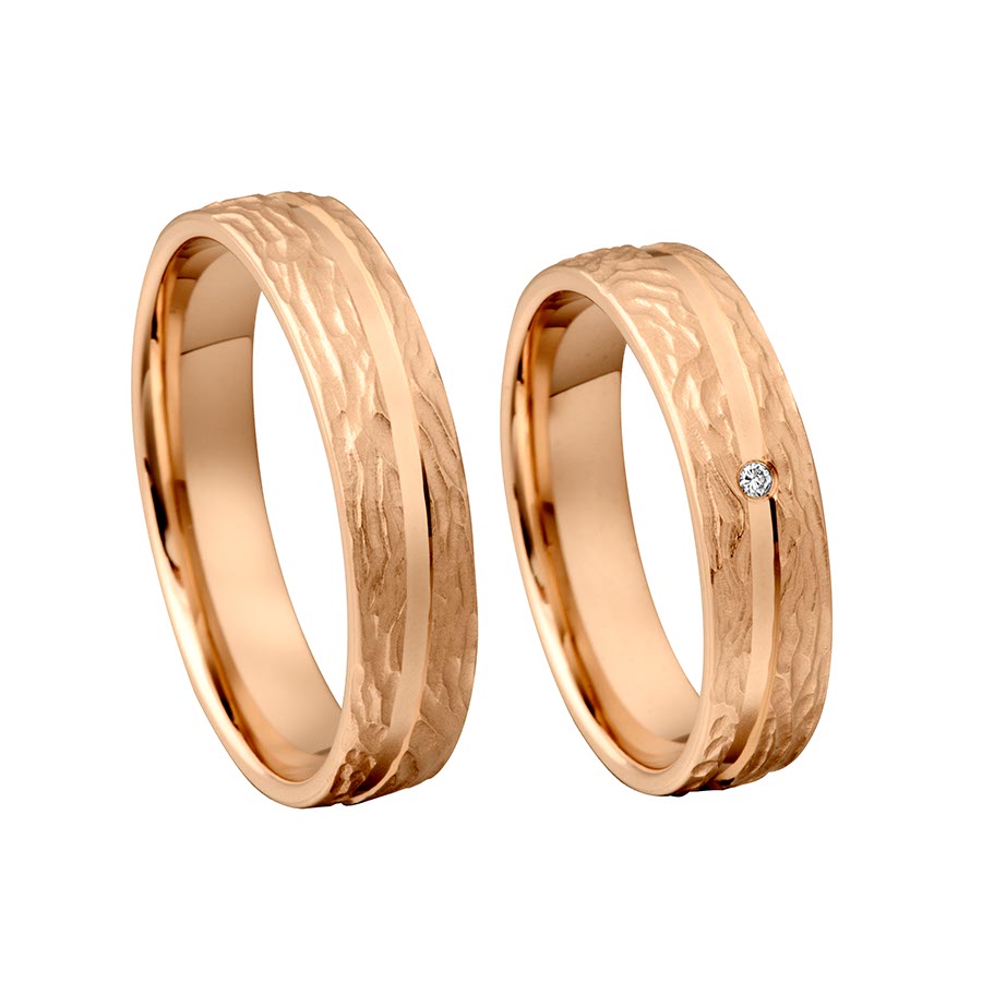 Wedding rings 375 Rotgold 517382-50
