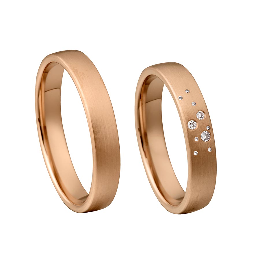Wedding rings 375 Rotgold 517388-40
