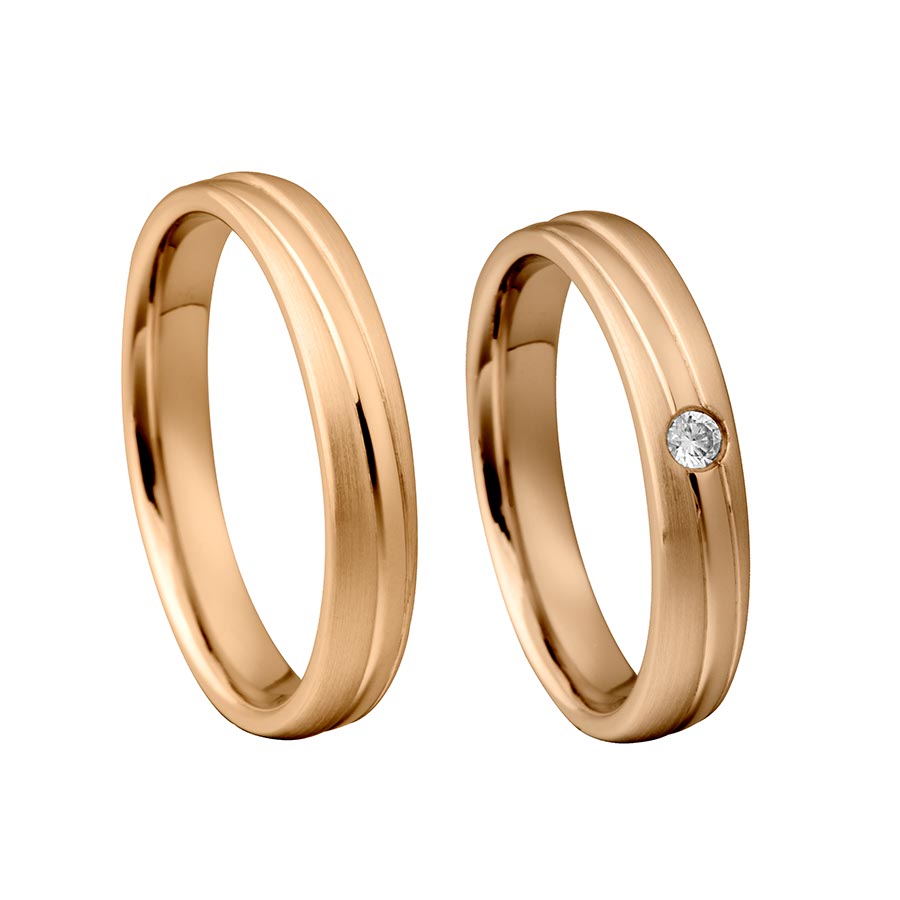 Wedding rings 333 Rotgold 517390-40